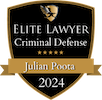 Elite Lawyer Criminal Defense 2024 Badge